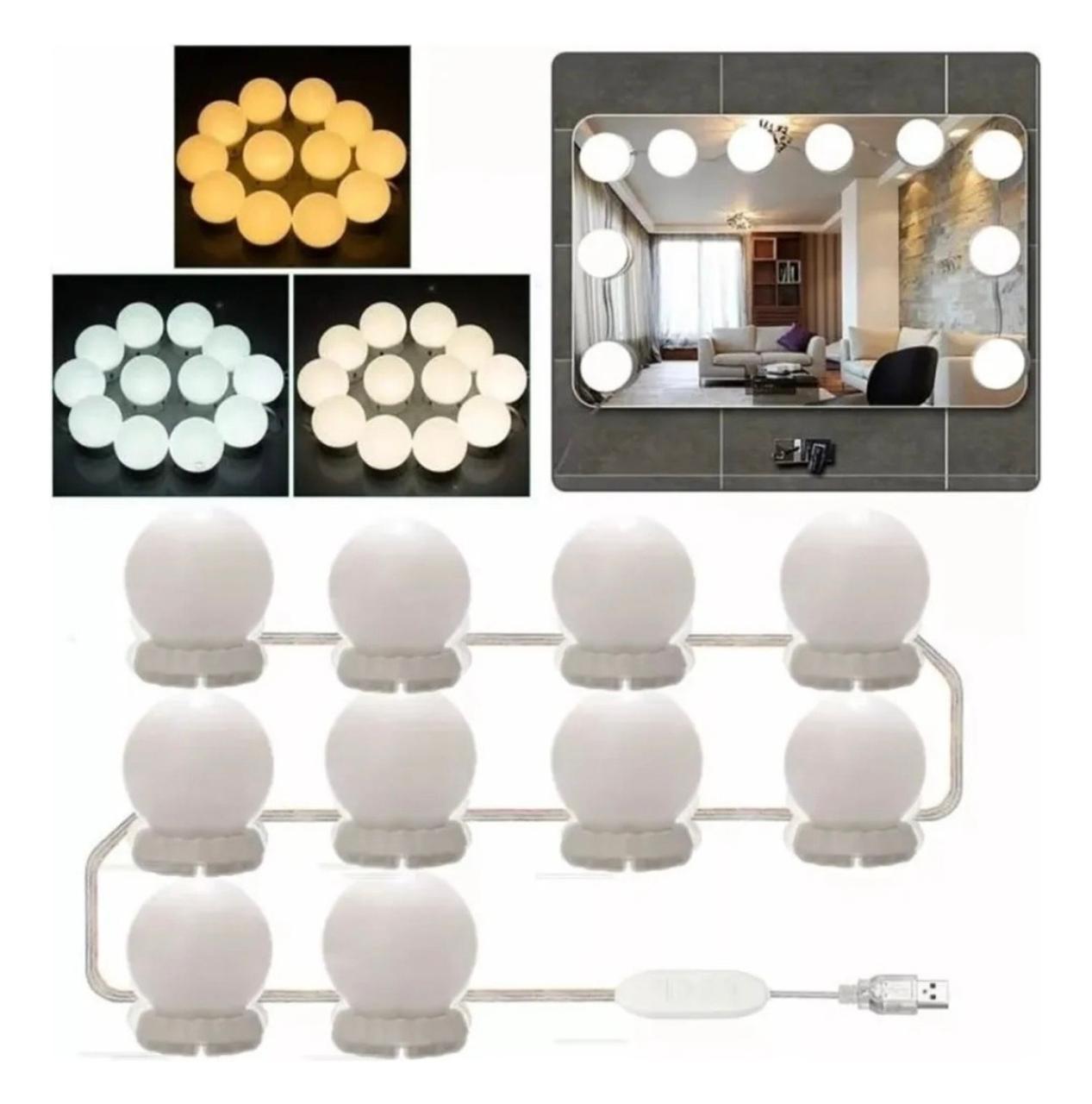 Set luces LED espejo Hollywood
